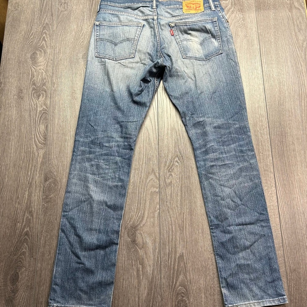 Levis 65504 Mens Straight Leg Denim Jeans 36x34 Medium Wash Blue